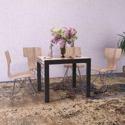 Стол-трансформер Art in Head Kors 680x760x890 Дуб экспресив песочный/Венге (TB17110000200)