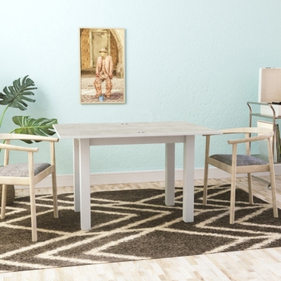 Стол-трансформер Art in Head Dinner 900x750x600 Ателье светлый/Белый (TB15040400100)