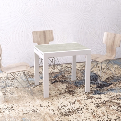 Стол-трансформер Art in Head Kors 680x760x890 Ателье светлый/Белый (TB17040000100)