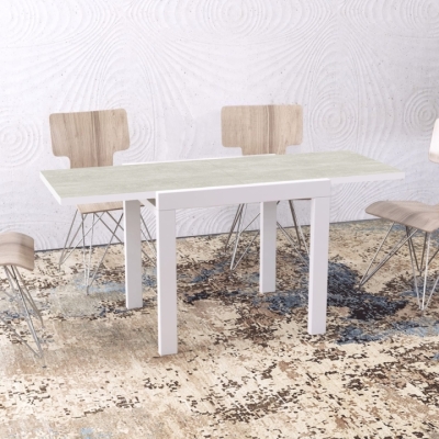 Стол-трансформер Art in Head Kors 680x760x890 Ателье светлый/Белый (TB17040000100)