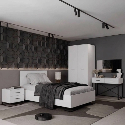 Кровать Art in Head 1,2 Ascet 1270x1000x2060 Белый бриллиант (AS07010000030)