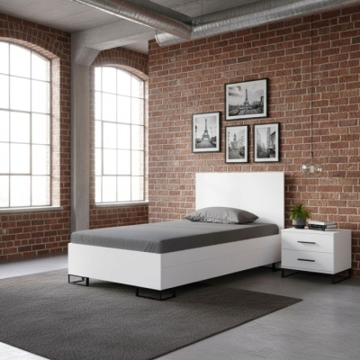 Кровать Art in Head 1,2 Ascet 1270x1000x2060 Белый бриллиант (AS07010000030)