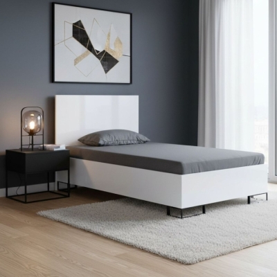 Кровать Art in Head 1,2 Ascet 1270x1000x2060 Белый бриллиант (AS07010000030)