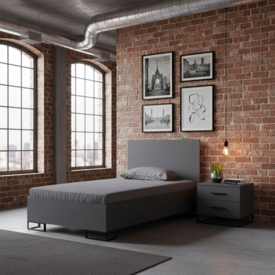 Кровать Art in Head 1,2 Ascet 1270x1000x2060 Графит (AS07070000030)