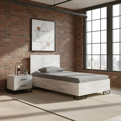 Кровать Art in Head 1,2 Ascet 1270x1000x2060 Ателье светлый (AS07040000030)