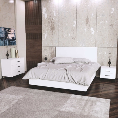 Кровать Art in Head 1,6 Ascet 1670x1000x2060 Белый бриллиант (AS09010000030)