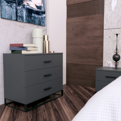 Комод Art in Head 800 Ascet 800x700x425 Графит (AS06070000030)