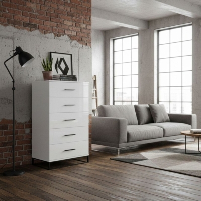 Комод Art in Head 600 Ascet 600x1080x425 Белый бриллиант (AS05010000030)