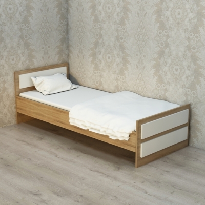 Кровать односпальная ЛО-1 Гамма стиль