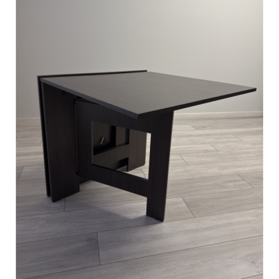  Кухонный стол-книжка "Слим" Дуб Венге (1500x770x750) Гамма стиль 