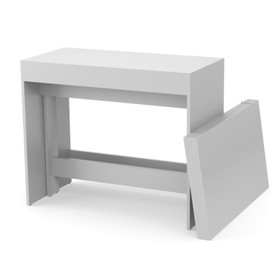 Обеденный раздвижной стол для кухни Неман ПИТОН Лайт Белый