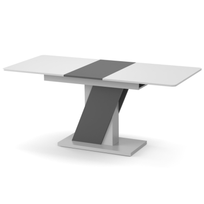 Стол раздвижной Неман ТЭЧ Белый/Графит