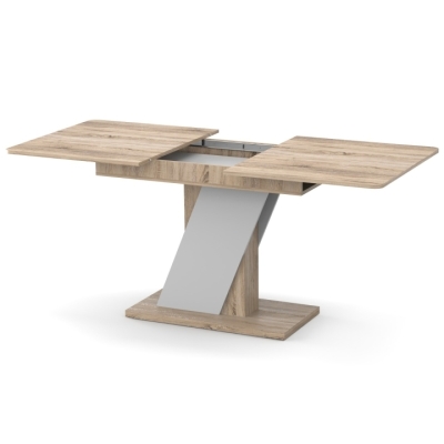 Стол раздвижной Неман ТЭЧ Дуб сонома/Белый