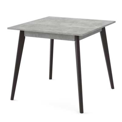 Стол обеденный Неман БОН 780х780 Бетон/Венге