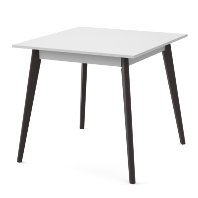 Стол обеденный Неман БОН 780х780 Белый/Венге