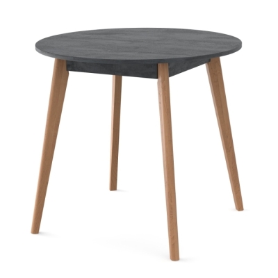 Стол обеденный Неман БОН 880х880 Бетон/Лак