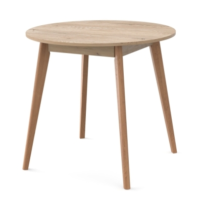 Стол обеденный Неман БОН 880х880 Дуб кремона торро/Лак