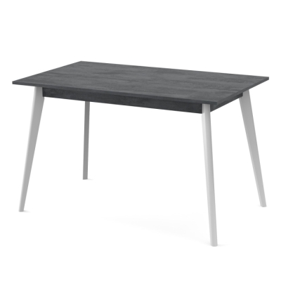 Стол обеденный Неман БОН 1180х680 ДСП Угольный камень 18 мм/Белый