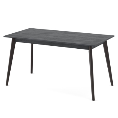 Стол обеденный Неман БОН 1380х780 ДСП Угольный камень 18 мм/Венге