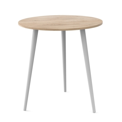 Круглый стол Неман СЭТ-3 Дуб кремона торро/Белый