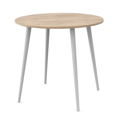 Круглый стол Неман СЭТ-4 Дуб кремона торро/Белый