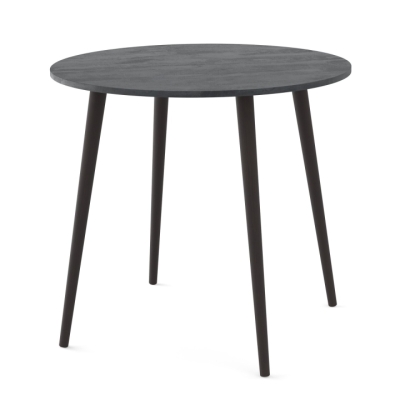 Круглый стол Неман СЭТ-4 Угольный камень 18 мм/Венге