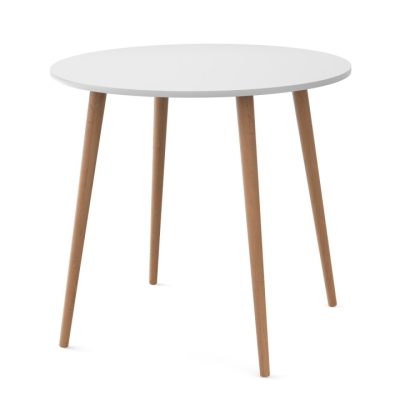 Круглый стол Неман СЭТ-4 Белый/Лак