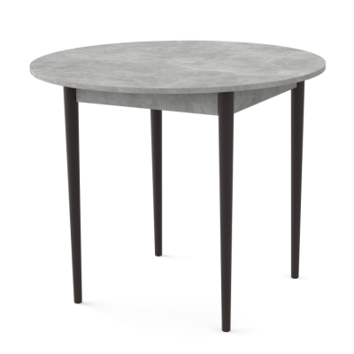 Круглый стол Неман ДЕРИЛ Бетон/Венге