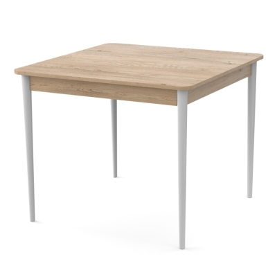 Стол Неман МОНО 880х880 Дуб кремона торро/Белый