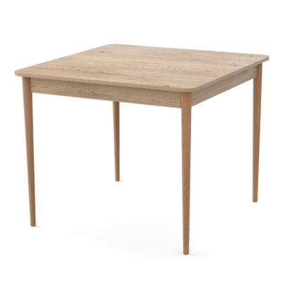 Стол Неман МОНО 880х880 Дуб кремона торро/Лак