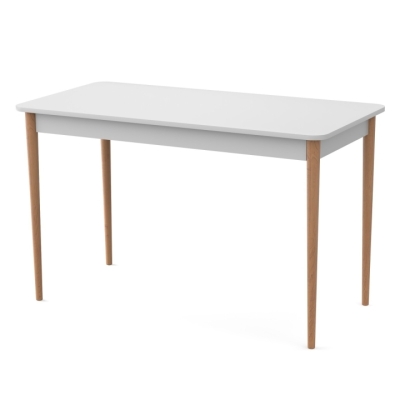 Стол Неман МОНО 1180х580 Белый/Лак