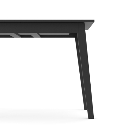 Обеденный раздвижной стол Неман БРАВО МДФ Черный