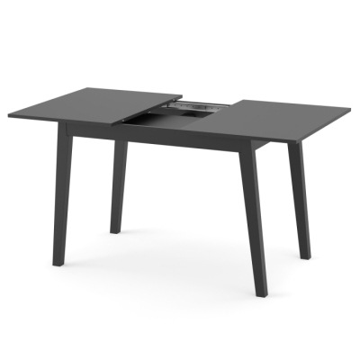 Обеденный раздвижной стол Неман БРАВО МДФ Черный