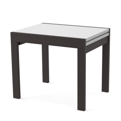 Стол обеденный раздвижной Неман КОРС Белый/Венге