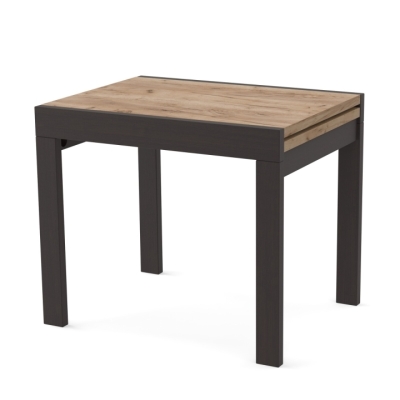 Стол обеденный раздвижной Неман КОРС Дуб крафт золотой/Венге