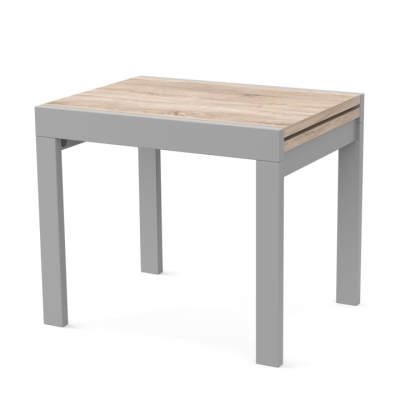 Стол обеденный раздвижной Неман КОРС Дуб сонома/Серый