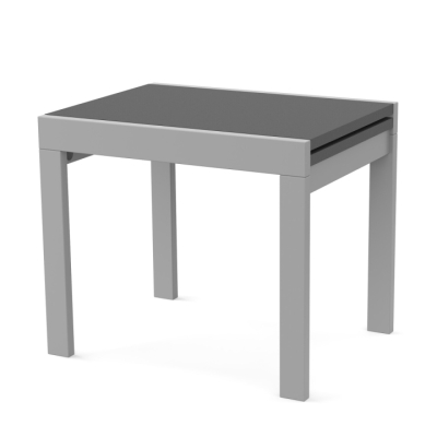 Стол обеденный раздвижной Неман КОРС Антрацит/Серый