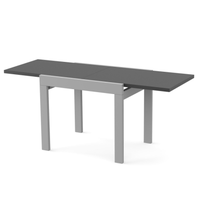 Стол обеденный раздвижной Неман КОРС Антрацит/Серый