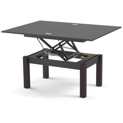 Стол-трансформер Неман БАТТЕРФЛАЙ Антрацит/Венге