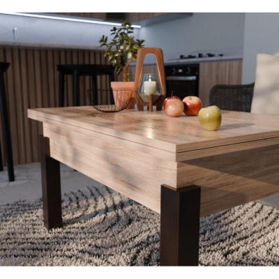 Стол-трансформер Неман БАТТЕРФЛАЙ Дуб сонома/Венге