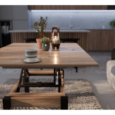 Стол-трансформер Неман БАТТЕРФЛАЙ Дуб сонома/Венге