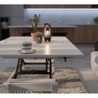 Стол-трансформер Неман БАТТЕРФЛАЙ Белый