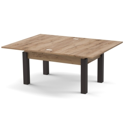 Стол-трансформер Неман БАТТЕРФЛАЙ Дуб крафт золотой/Венге