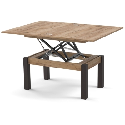 Стол-трансформер Неман БАТТЕРФЛАЙ Дуб крафт золотой/Венге