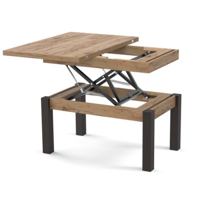 Стол-трансформер Неман БАТТЕРФЛАЙ Дуб крафт золотой/Венге