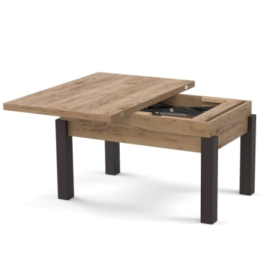 Стол-трансформер Неман БАТТЕРФЛАЙ Дуб крафт золотой/Венге