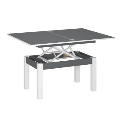 Стіл-трансформер Art In Head B-Fly 900x510x600 Графіт/Білі ноги (TB09070700110)