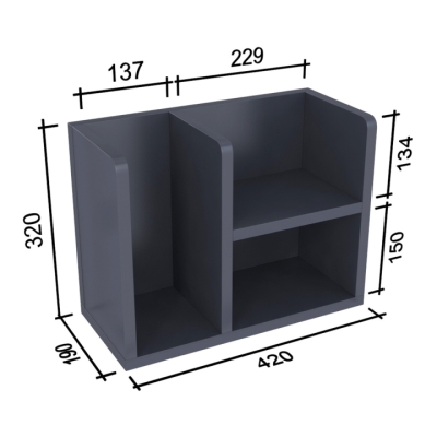 Надставка для стола NS-5 Белая Loft Design