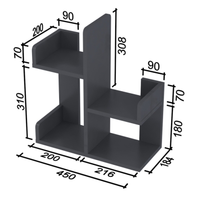 Надставка для стола NS-3 Белая Loft Design