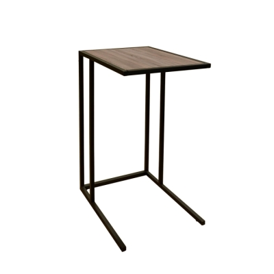 Стіл придиванний Art In Head Fiji Double 430х630х350 Дуб вінтаж оксид/Чорний (TB06090000030)